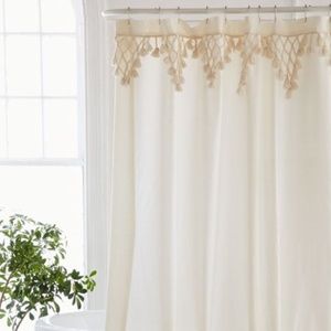 Urban Outfitters 'Topanga' Fringe Shower Curtain